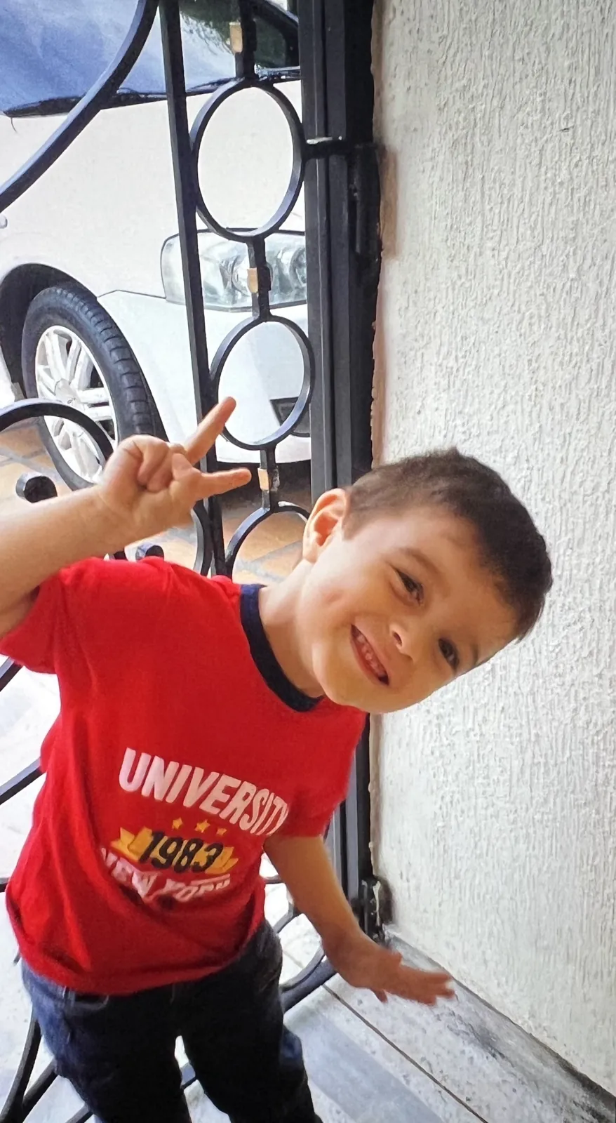 Santiago Cruz de niño